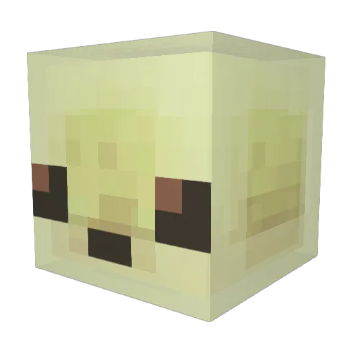 Xisuma Minecraft avatar head, 3D render