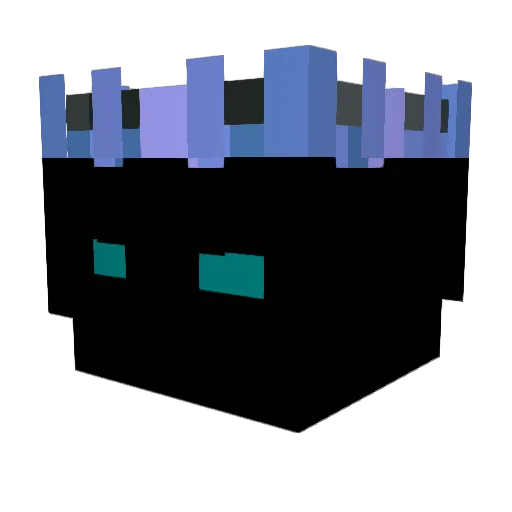 Xitar Minecraft avatar head, 3D render