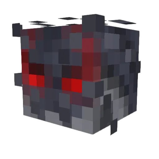Xitek Minecraft avatar head, 3D render