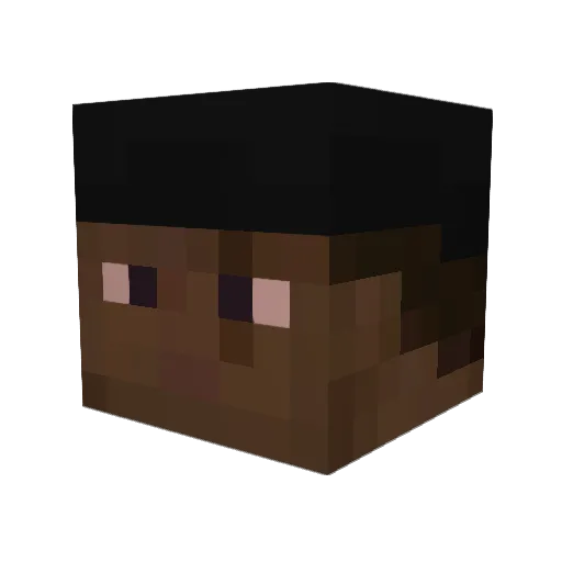 Xiteyy_ Minecraft avatar head, 3D render