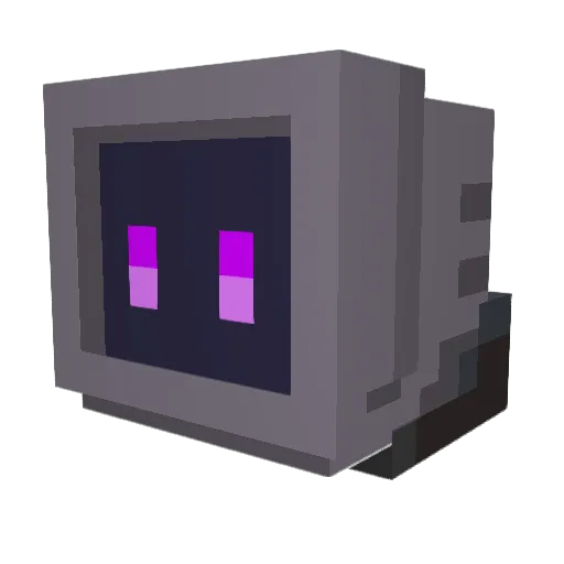 XiuGou_520 Minecraft avatar head, 3D render