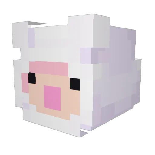 Xiugardaddy Minecraft avatar head, 3D render