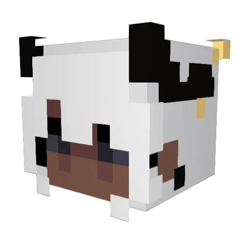 Xivizi_ Minecraft avatar head, 3D render