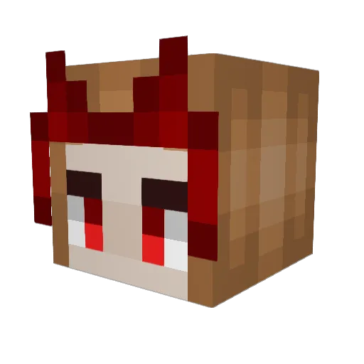 XivyStone Minecraft avatar head, 3D render