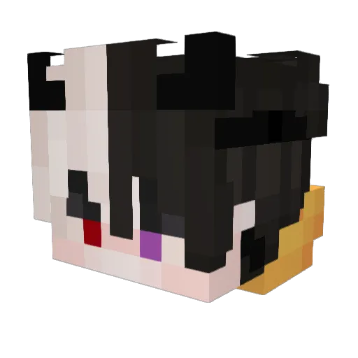 XiyanM_M Minecraft avatar head, 3D render