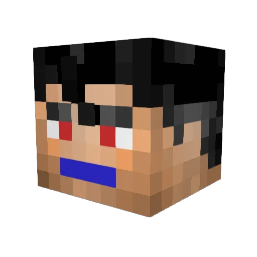 Xkevin_05 Minecraft avatar head, 3D render