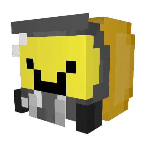 XkurizuX Minecraft avatar head, 3D render