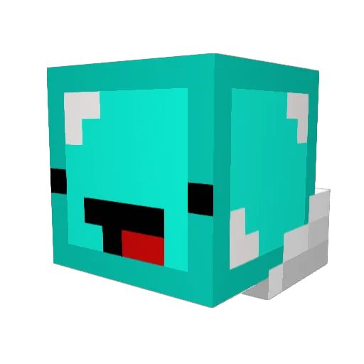 XlebushekTot Minecraft avatar head, 3D render