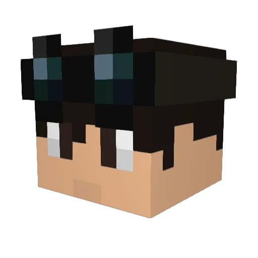 XlegendxLeader Minecraft avatar head, 3D render