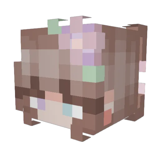 XlimbusX Minecraft avatar head, 3D render