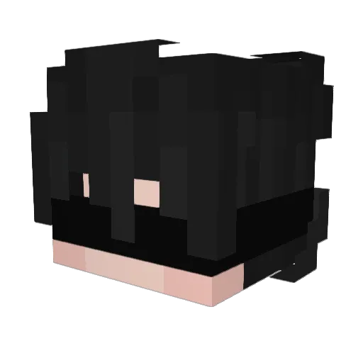 Xmadakas Minecraft avatar head, 3D render