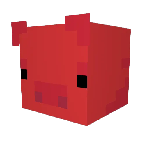 Xmaduuk Minecraft avatar head, 3D render
