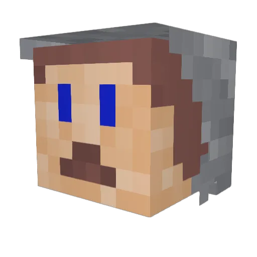XmanBoyy2 Minecraft avatar head, 3D render