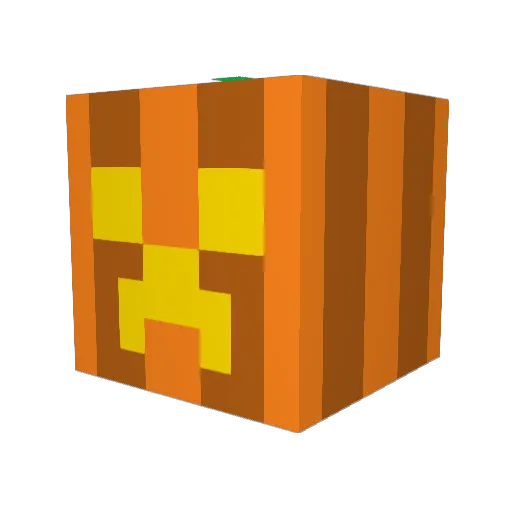 Xmania8 Minecraft avatar head, 3D render