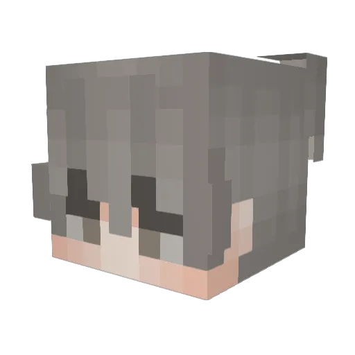 XmasRzan Minecraft avatar head, 3D render