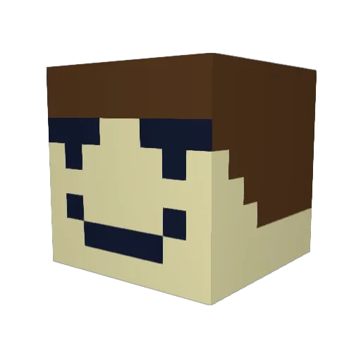 Xmcgrath2010 Minecraft avatar head, 3D render