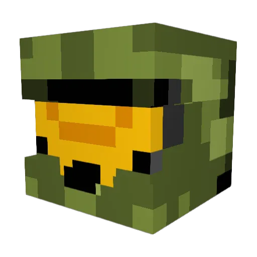 XmegaXumbreon Minecraft avatar head, 3D render