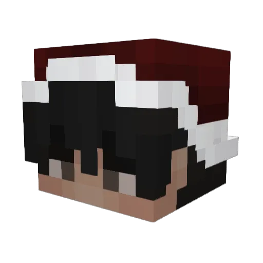 Xmel0707 Minecraft avatar head, 3D render