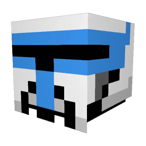 Xmocc Minecraft avatar head, 3D render