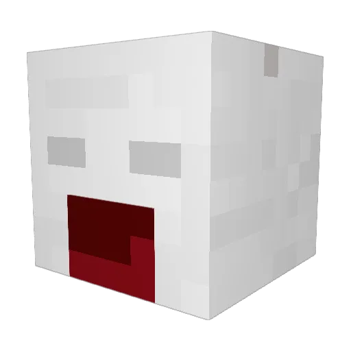 XmonaX963 Minecraft avatar head, 3D render
