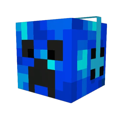 Xmrage24 Minecraft avatar head, 3D render