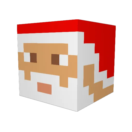 XmsstevieV Minecraft avatar head, 3D render