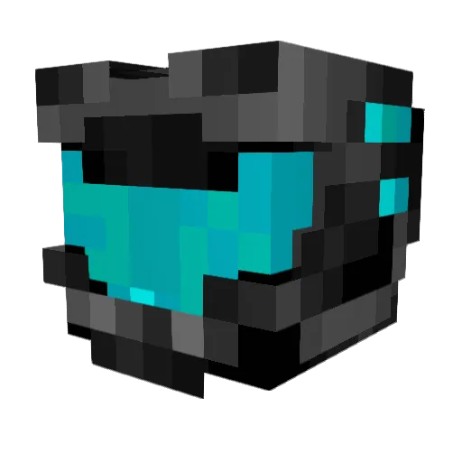 Xnon7 Minecraft avatar head, 3D render