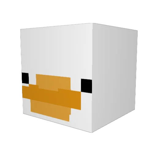 Xnono12X Minecraft avatar head, 3D render