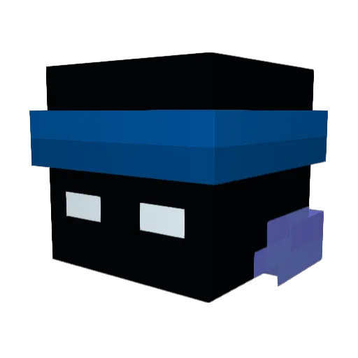 Xnvar Minecraft avatar head, 3D render