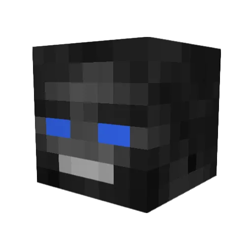 XoHydroX Minecraft avatar head, 3D render