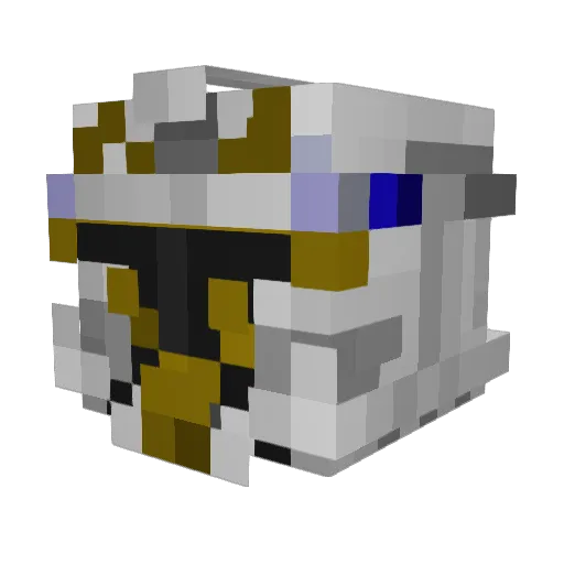 XoJordie Minecraft avatar head, 3D render