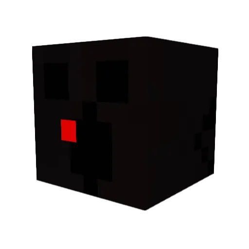 XoLoFone Minecraft avatar head, 3D render