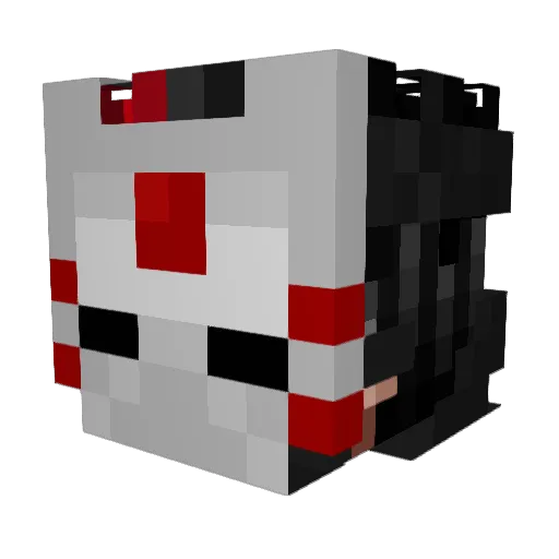 XoLoMo Minecraft avatar head, 3D render