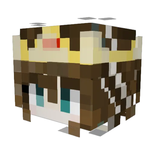 XoSunshine7 Minecraft avatar head, 3D render