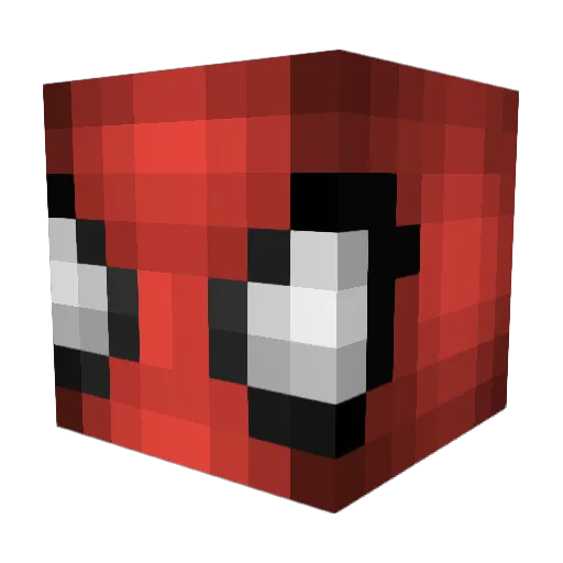 XoTiqZz Minecraft avatar head, 3D render