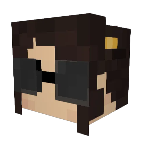 Xochipilli3669 Minecraft avatar head, 3D render