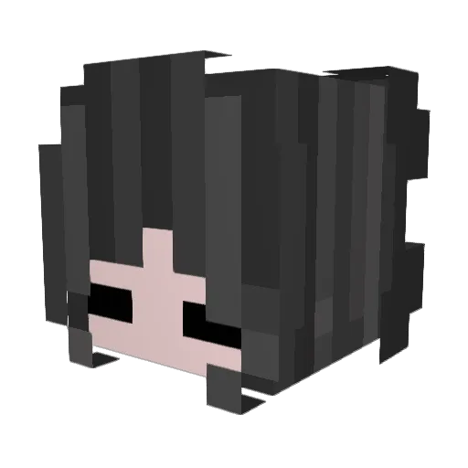 XodidR Minecraft avatar head, 3D render