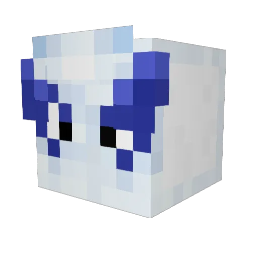 XolsExGF Minecraft avatar head, 3D render