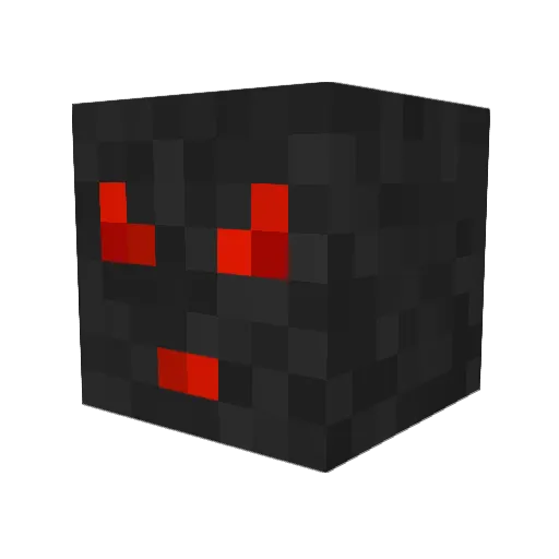 Xonaris Minecraft avatar head, 3D render