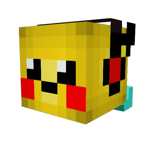 Xone102 Minecraft avatar head, 3D render