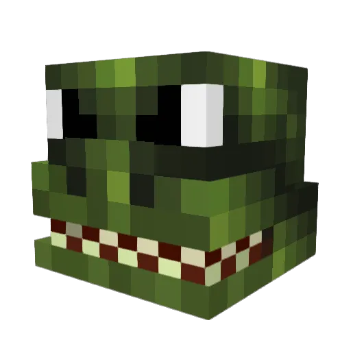 Xoner__ Minecraft avatar head, 3D render
