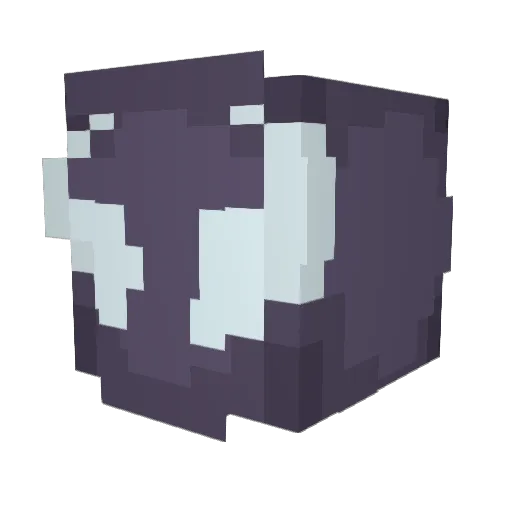 Xones Minecraft avatar head, 3D render