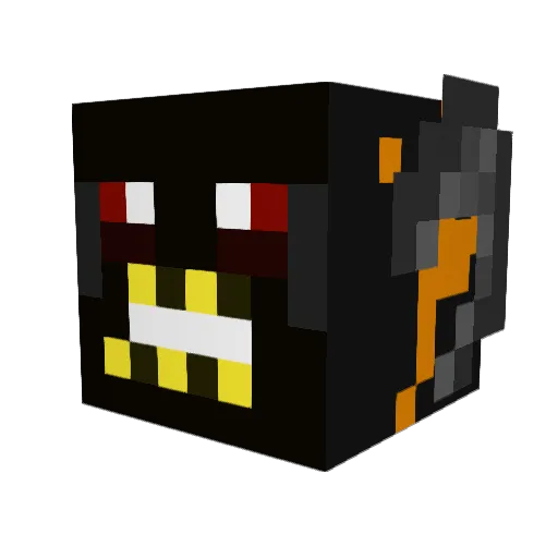 XongazZ Minecraft avatar head, 3D render