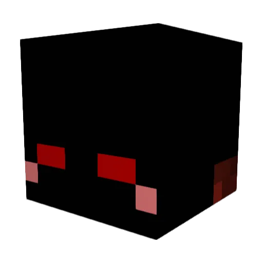 XoraTY Minecraft avatar head, 3D render