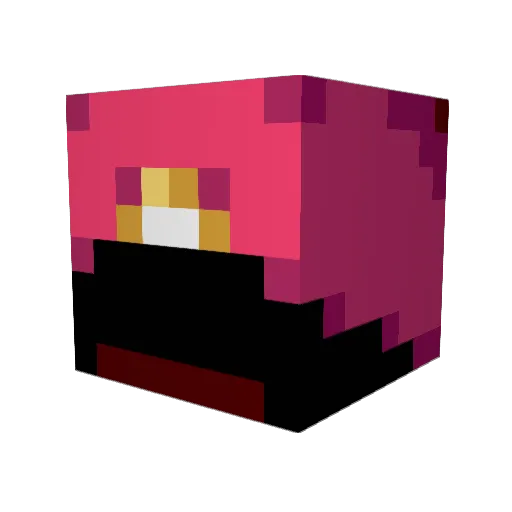 Xorrell Minecraft avatar head, 3D render