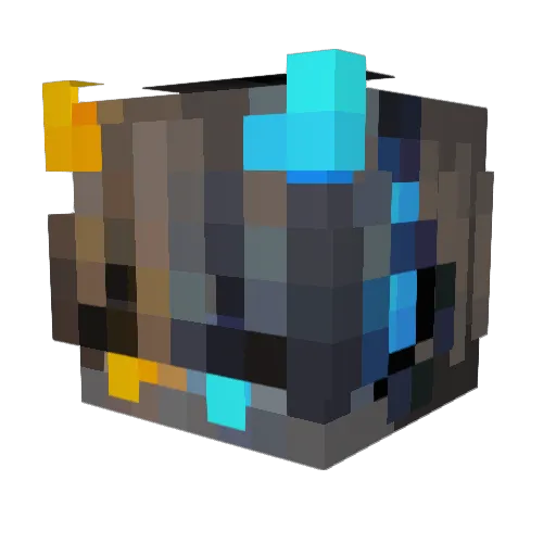 Xorseth7 Minecraft avatar head, 3D render