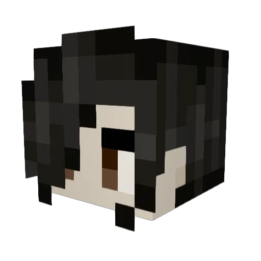 Xortun Minecraft avatar head, 3D render