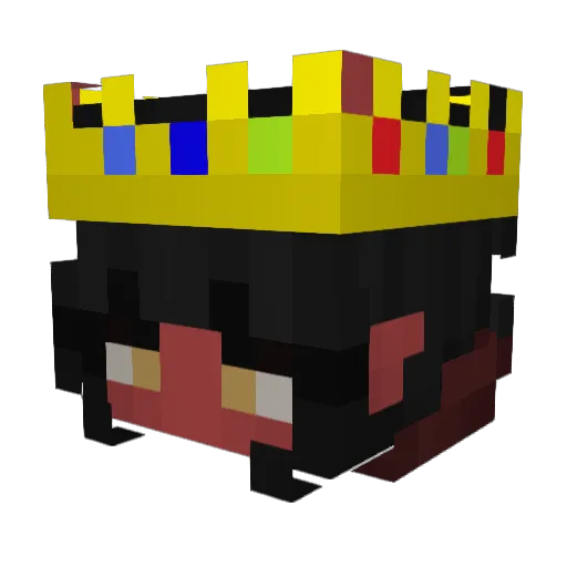 Xorzn Minecraft avatar head, 3D render