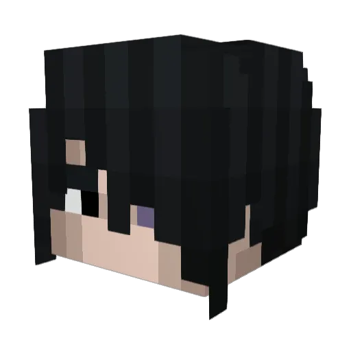 Xose3 Minecraft avatar head, 3D render