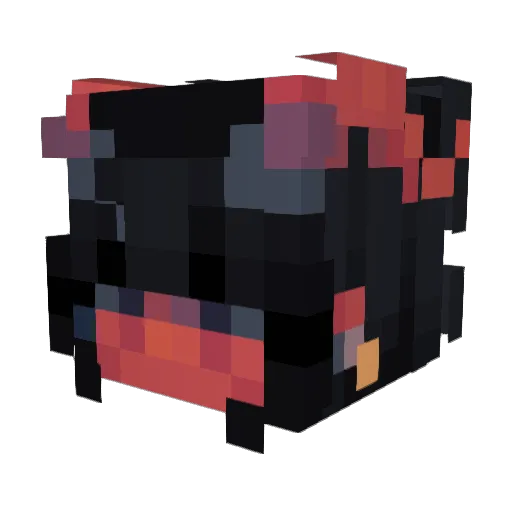 Xoskittle Minecraft avatar head, 3D render